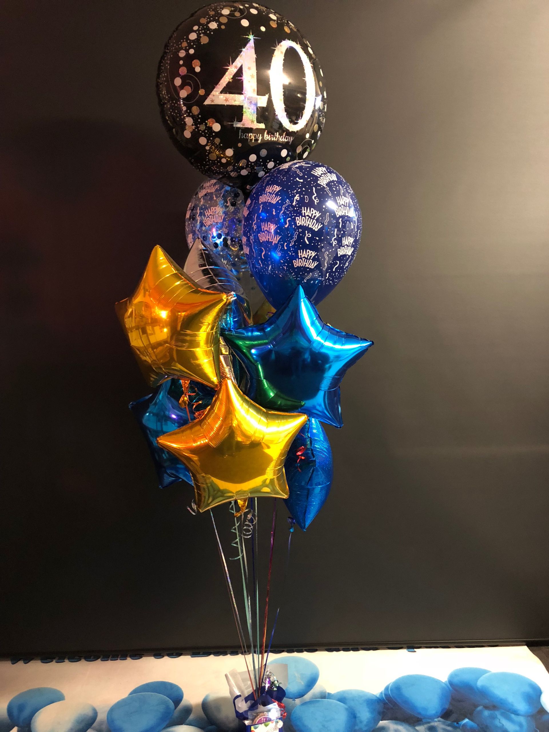 Stunning helium balloon bouquet to make a statement